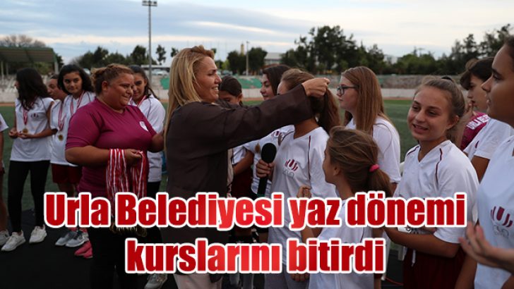Urla Belediyesi yaz dönemi kurslarını bitirdi