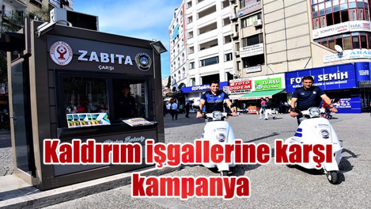 Kaldırım işgallerine karşı kampanya