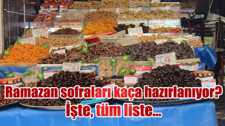 Ramazan alışverişi cep yakıyor