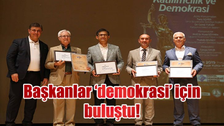 Başkanlar ‘demokrasi’ için buluştu!