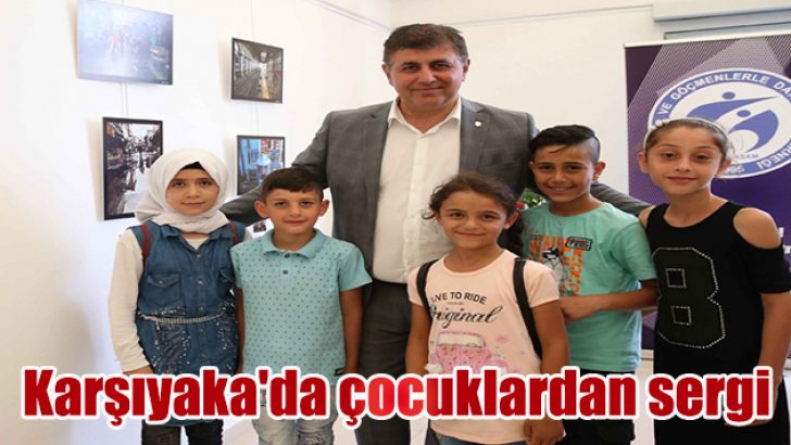Karşıyaka’da çocuklardan sergi