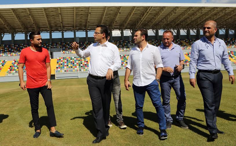 Bornova’nın yeni stadyumunda ilk antrenman