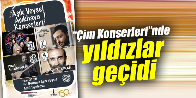 “Çim Konserleri”nde yıldızlar geçidi